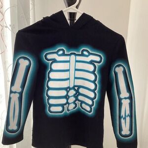 Tony Hawk Skeleton Hoodie Boy’s Size Small
